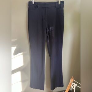 Express dress pants navy blue columnist barely boot high rise 8 regular